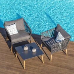 LifestyleGarden Ipanema Loungeset Teak/Olefin Natur/Dunkelgrau 19 LifestyleGarden Ipanema Loungeset Teak/Olefin Natur/Dunkelgrau -Gartenmobel Verkauf lifestylegarden ipanema loungeset teak olefin 1482066 10
