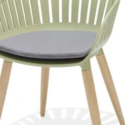 LifestyleGarden Nassau Gartensessel Eukalyptus/Kunststoff Inkl. Sitzkissen Teaklook/Salbeigrün -Gartenmobel Verkauf lifestylegarden nassau gartensessel eukalyptus kunststoff inkl sitzkissen 1482396 4