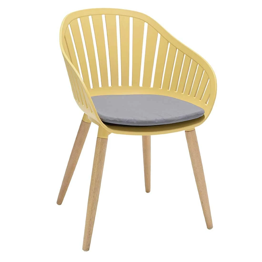 LifestyleGarden Nassau Gartensessel Eukalyptus/Kunststoff Inkl. Sitzkissen Teaklook/Honig 1 LifestyleGarden Nassau Gartensessel Eukalyptus/Kunststoff Inkl. Sitzkissen Teaklook/Honig