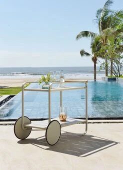 LifestyleGarden Portals Servierwagen Aluminium Korallensand-Matt -Gartenmobel Verkauf lifestylegarden portals servierwagen aluminium korallensand matt 1282977 7