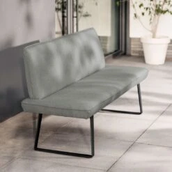 Niehoff Elba Loungebank 180 Cm Stahl/Olefin Grau/Anthrazit