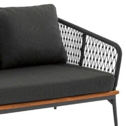 Niehoff Freeport Eck-/Endmodul Aluminium/Teak/Rope Anthrazit/Natur -Gartenmobel Verkauf niehoff freeport endmodul rechts aluminium teak rope 1472265 3