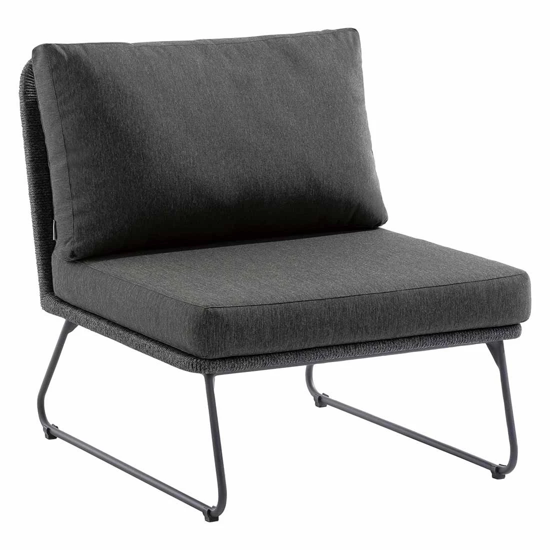 Niehoff Kubu Mittelmodul Aluminium/Rope/Olefin Anthrazit/Schwarz 1 Niehoff Kubu Mittelmodul Aluminium/Rope/Olefin Anthrazit/Schwarz