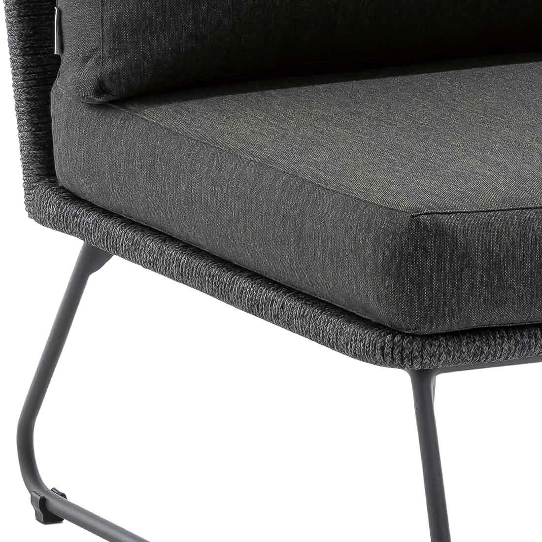 Niehoff Kubu Mittelmodul Aluminium/Rope/Olefin Anthrazit/Schwarz 2 Niehoff Kubu Mittelmodul Aluminium/Rope/Olefin Anthrazit/Schwarz – Bild 2