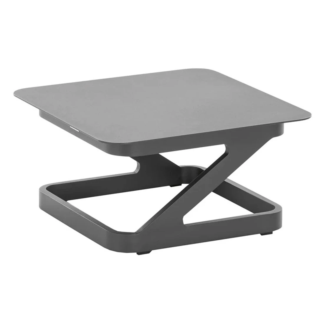 Niehoff Quattro Beistelltisch 60x60cm Aluminium Anthrazit 1 Niehoff Quattro Beistelltisch 60x60cm Aluminium Anthrazit