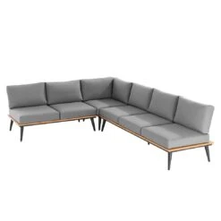 Niehoff Serra Ecklounge 6-tlg. Aluminium/Canvas Anthrazit -Gartenmobel Verkauf niehoff serra loungeecke 6 tlg aluminium canvas 1414746 4
