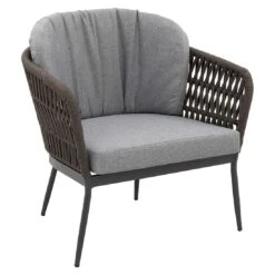 OUTLIV. Advokat Loungeset 3-tlg. Aluminium/Rope Anthrazit/Taupe -Gartenmobel Verkauf outliv advokat loungeset 3 tlg aluminium rope 1444897 3