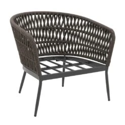 OUTLIV. Advokat Loungeset 3-tlg. Aluminium/Rope Anthrazit/Taupe -Gartenmobel Verkauf outliv advokat loungeset 3 tlg aluminium rope 1444897 4