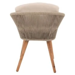 OUTLIV. Avarua Gartensessel Akazie/Gurt Taupe/Hellbraun -Gartenmobel Verkauf outliv avarua diningsessel akazie gurt 1412414 4