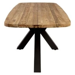 OUTLIV. Belgien Gartentisch 220x100 Cm Aluminium/Teak Anthrazit/Natur -Gartenmobel Verkauf outliv belgien gartentisch 220x100 cm aluminium teak 1429310 3