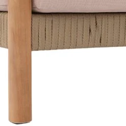 OUTLIV. Berga Loungeset 4-tlg. Rope/Akazie Taupe -Gartenmobel Verkauf outliv bergen lounge set rope taupe akazie teak look 1267500 12