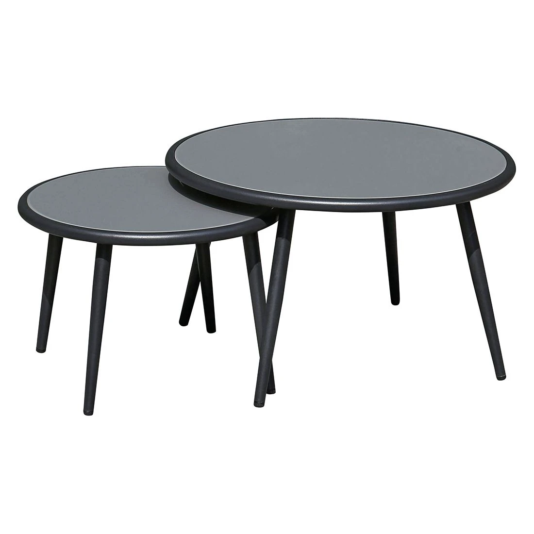 OUTLIV. Charleston Loungeset Aluminium/Olefin/Rope Anthrazit/Hellgrau 6 OUTLIV. Charleston Loungeset Aluminium/Olefin/Rope Anthrazit/Hellgrau – Bild 6