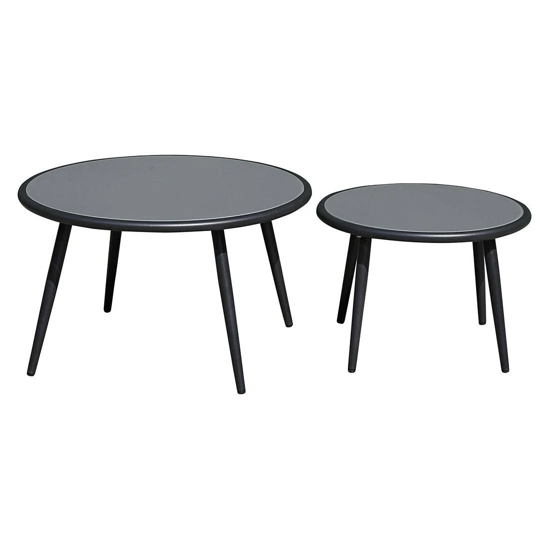 OUTLIV. Charleston Loungeset Aluminium/Olefin/Rope Anthrazit/Hellgrau 7 OUTLIV. Charleston Loungeset Aluminium/Olefin/Rope Anthrazit/Hellgrau – Bild 7