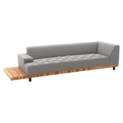 OUTLIV. Icon Ecklounge Teak/Sunbrella Teak/Flanelle -Gartenmobel Verkauf outliv icon loungecke teak sunbrella 1379821 8