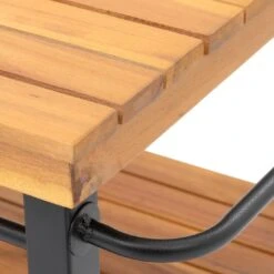 OUTLIV. Bern Servierwagen 66x43x80cm Stahl/Akazie Schwarz/Natur -Gartenmobel Verkauf outliv ko tao servierwagen 66x43x80cm stahl akazie 1343136 7