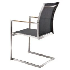 OUTLIV. Kreta Freischwinger Edelstahl/Textilene Silber/Coal 9 OUTLIV. Kreta Freischwinger Edelstahl/Textilene Silber/Coal -Gartenmobel Verkauf outliv kreta freischwinger aluminium rope 1365895 4