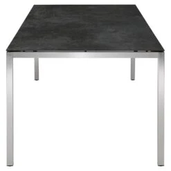 OUTLIV. Kreta Gartentisch 180x100cm Edelstahl/Keramik Silber/Concrete Coal -Gartenmobel Verkauf outliv kreta gartentisch 180x100cm edelstahl keramik 1379326 3