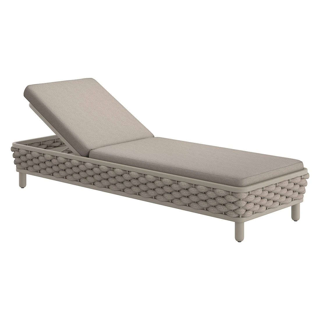 OUTLIV. Leon Gartenliege Aluminium/Rope/Olefin Beige 1 OUTLIV. Leon Gartenliege Aluminium/Rope/Olefin Beige