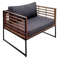 OUTLIV. Maui Loungeset 3-tlg. Schwarz/Anthrazit -Gartenmobel Verkauf outliv maui loungeset 3 tlg 1441080 4