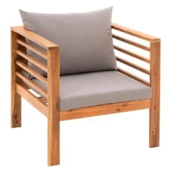 OUTLIV. Odense Loungeset 4-tlg. Akazie/Polyester Teak Look/Hellgrau 22 OUTLIV. Odense Loungeset 4-tlg. Akazie/Polyester Teak Look/Hellgrau -Gartenmobel Verkauf outliv odense sofagruppe 4 tlg akazie polyester teak look hellgrau 1241397 9