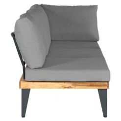 OUTLIV. Oro Ecklounge 3-tlg. Stahl/Suntex Anthrazit/Hellgrau -Gartenmobel Verkauf outliv oro loungeset 3 tlg stahl suntex 1371538 7