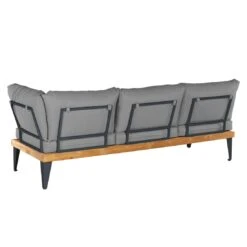 OUTLIV. Oro Ecklounge 3-tlg. Stahl/Suntex Anthrazit/Hellgrau -Gartenmobel Verkauf outliv oro loungeset 3 tlg stahl suntex 1371538 9