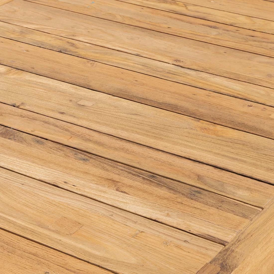 OUTLIV. Gartentisch 200x100cm Stahl/Teak Recycelt Schwarz/Teak 8 OUTLIV. Gartentisch 200x100cm Stahl/Teak Recycelt Schwarz/Teak – Bild 8