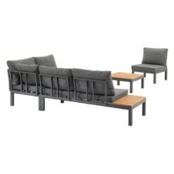 OUTLIV. Venedig Ecklounge 4-tlg. Aluminium/Akazie Anthrazit 23 OUTLIV. Venedig Ecklounge 4-tlg. Aluminium/Akazie Anthrazit -Gartenmobel Verkauf outliv venedig ecklounge 4 tlg alu holz 1422270 7