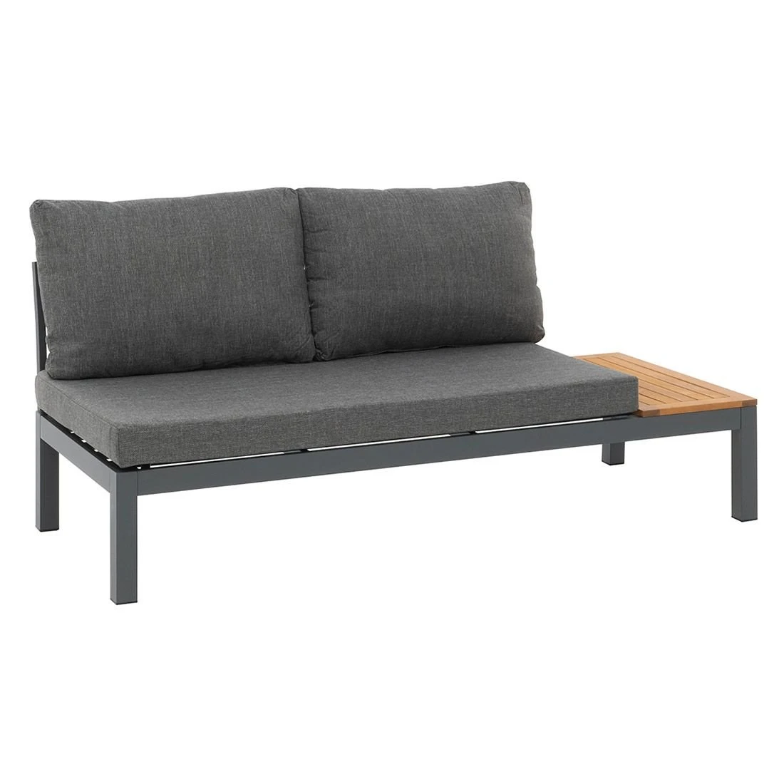 OUTLIV. Venedig Ecklounge 4-tlg. Aluminium/Akazie Anthrazit 9 OUTLIV. Venedig Ecklounge 4-tlg. Aluminium/Akazie Anthrazit – Bild 9