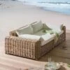 OUTLIV. Versailles Luxury Gartensofa Geflecht Mixed Beige