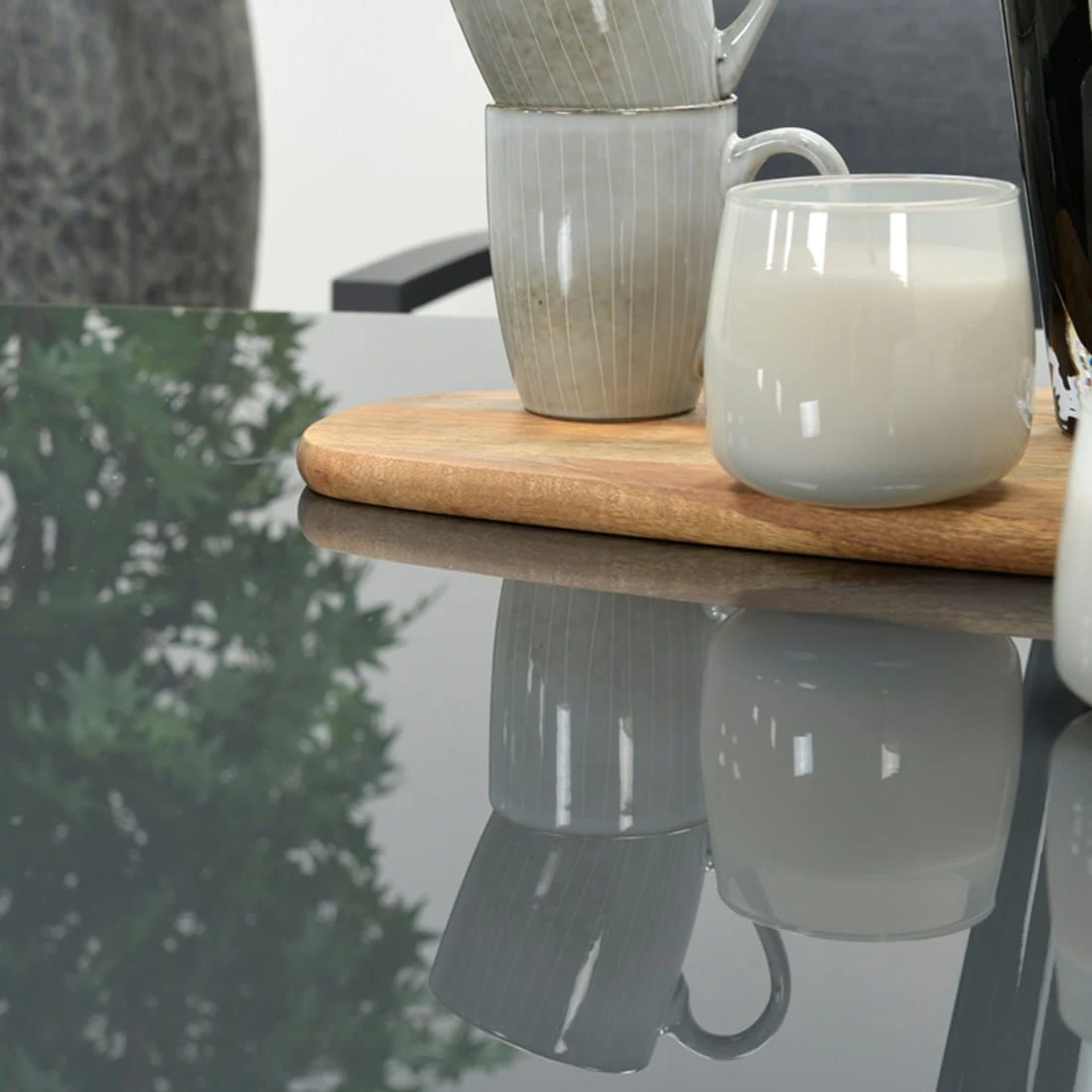 OUTLIV. Wellington Dininglounge 3-tlg. Aluminium/Polster Carbon Black/Reflex Black 10 OUTLIV. Wellington Dininglounge 3-tlg. Aluminium/Polster Carbon Black/Reflex Black – Bild 10