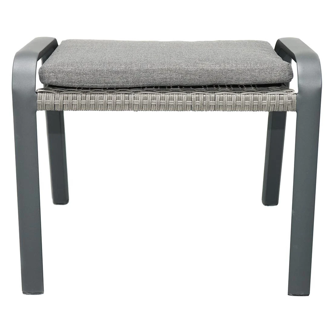 Ploß Tuvalu Hocker Aluminium/Geflecht Grau 12 Ploß Tuvalu Hocker Aluminium/Geflecht Grau – Bild 12
