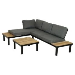 Ploß Xanten Ecklounge Aluminium/Akazie Anthrazit/Natur -Gartenmobel Verkauf ploss xanten loungeecke aluminium akazie 1348999 3