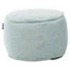 ROOLF Living Dotty Sitzsack Fußhocker Ø50cm Pastellblau
