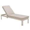 LifestyleGarden Portals Gartenliege Aluminium/Olefin Korallensand-Matt/Pergament