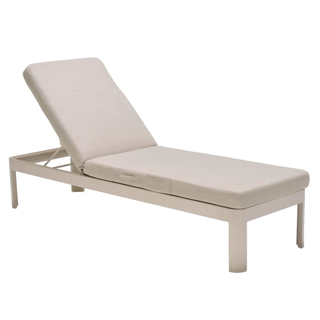 LifestyleGarden Portals Gartenliege Aluminium/Olefin Korallensand-Matt/Pergament 1 LifestyleGarden Portals Gartenliege Aluminium/Olefin Korallensand-Matt/Pergament