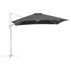 Schneider® Schneider Rhodos Twist-Bianco Ampelschirm 300x300cm Weiß/Anthrazit -Gartenmobel Verkauf schneider rhodos twist bianco ampelschirm 300x300cm anthrazit 1098254 1