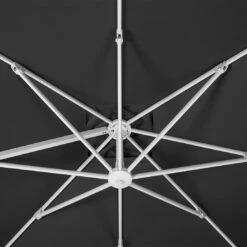 Schneider® Schneider Rhodos Twist-Bianco Ampelschirm 300x300cm Weiß/Anthrazit -Gartenmobel Verkauf schneider rhodos twist bianco ampelschirm 300x300cm anthrazit 1098254 9