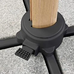 Schneider® Schneider Rhodos Twist-Woody Ampelschirm 300x300cm Natur -Gartenmobel Verkauf schneider rhodos twist woody ampelschirm 300x300cm 1357095 10