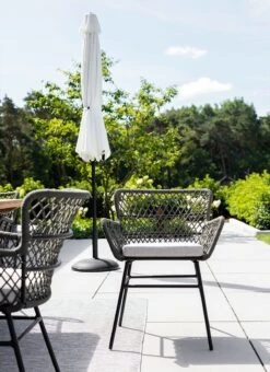 Schöner Wohnen Bonaire Schirmständer Ø50cm Aluminium/Beton Schwarz -Gartenmobel Verkauf schoener wohnen bonaire schirmstaender durchm50cm aluminium beton 1470604 3