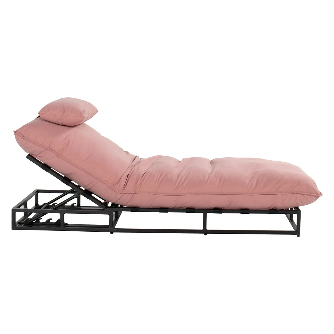 Schöner Wohnen Lunen Gartenliege Aluminium/Sunbrella Schwarz/Himbeere 2 Schöner Wohnen Lunen Gartenliege Aluminium/Sunbrella Schwarz/Himbeere – Bild 2