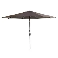 Schöner Wohnen Savaneta Mittelstockschirm 300x300cm Aluminium/Polyester Schwarz