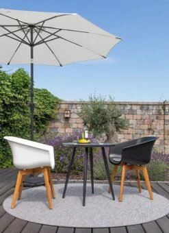 Schöner Wohnen Texel Gartensessel Eukalyptus/Kunststoff Natur/Weiß -Gartenmobel Verkauf schoener wohnen texel gartensessel eukalyptus kunststoff 1467854 4