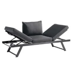 Sieger Auckland Gartensofa 2-tlg. Aluminium/Sunproof Eisengrau/Grau 10 Sieger Auckland Gartensofa 2-tlg. Aluminium/Sunproof Eisengrau/Grau -Gartenmobel Verkauf sieger auckland loungeliege 2 tlg aluminium sunproof eisengrau grau 1210476 4