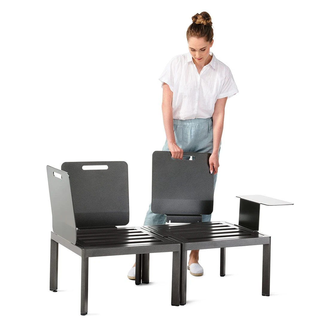 Sieger Lugo Lounge Basis Aluminium Eisengrau 5 Sieger Lugo Lounge Basis Aluminium Eisengrau – Bild 5