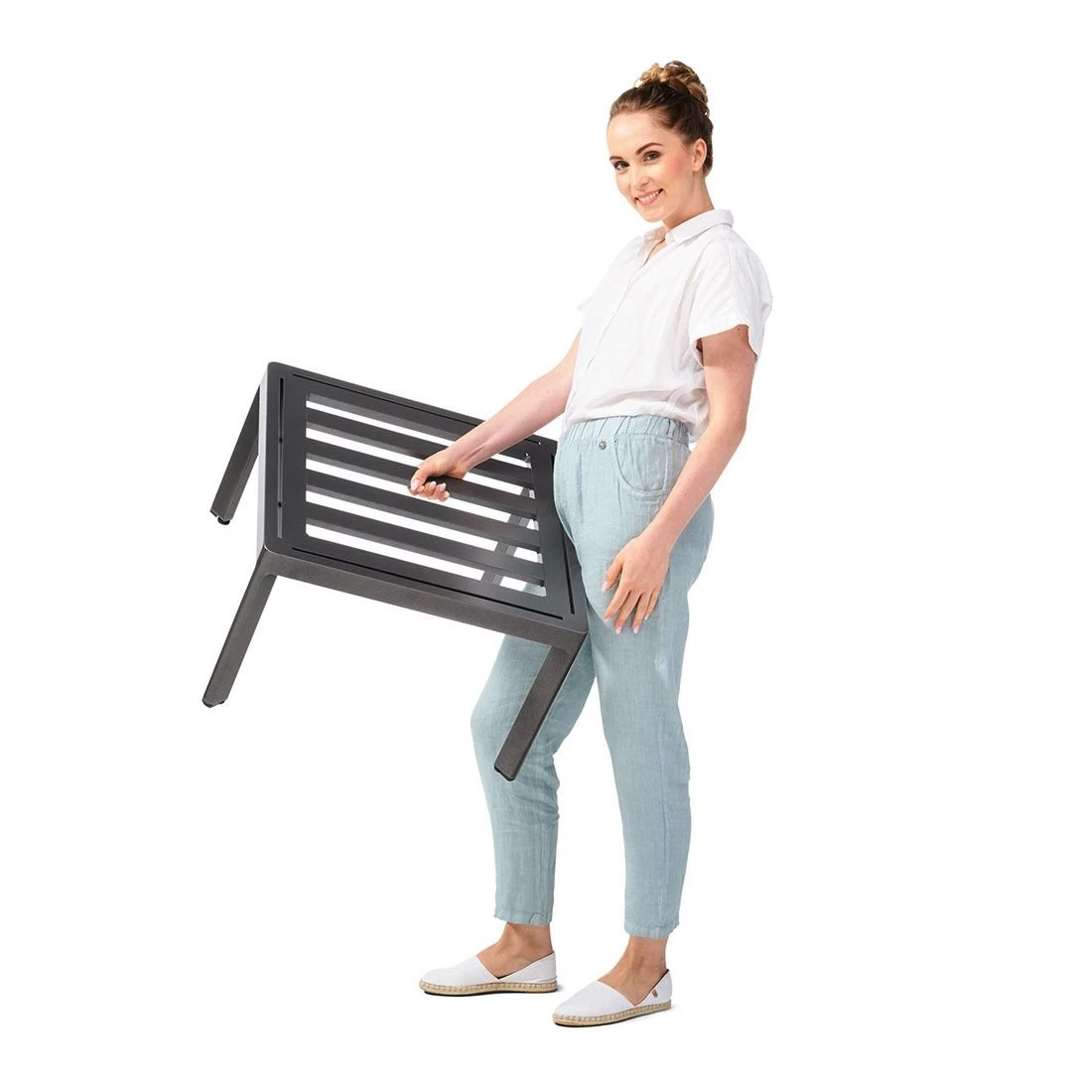 Sieger Lugo Lounge Basis Aluminium Eisengrau 6 Sieger Lugo Lounge Basis Aluminium Eisengrau – Bild 6