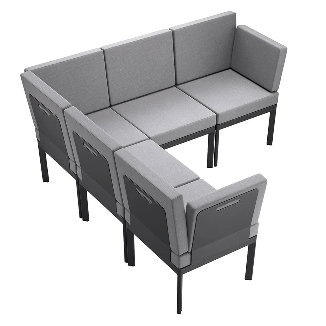Sieger Lugo Lounge Basis Aluminium Eisengrau 10 Sieger Lugo Lounge Basis Aluminium Eisengrau – Bild 10