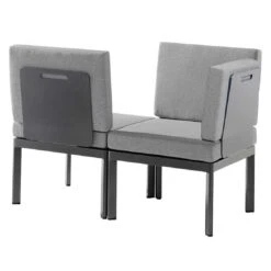 Sieger Lugo Gartensofa Aluminium/Sunproof Eisengrau/Hellgrau 7 Sieger Lugo Gartensofa Aluminium/Sunproof Eisengrau/Hellgrau -Gartenmobel Verkauf sieger lugo loungebank aluminium sunproof 1426791 3