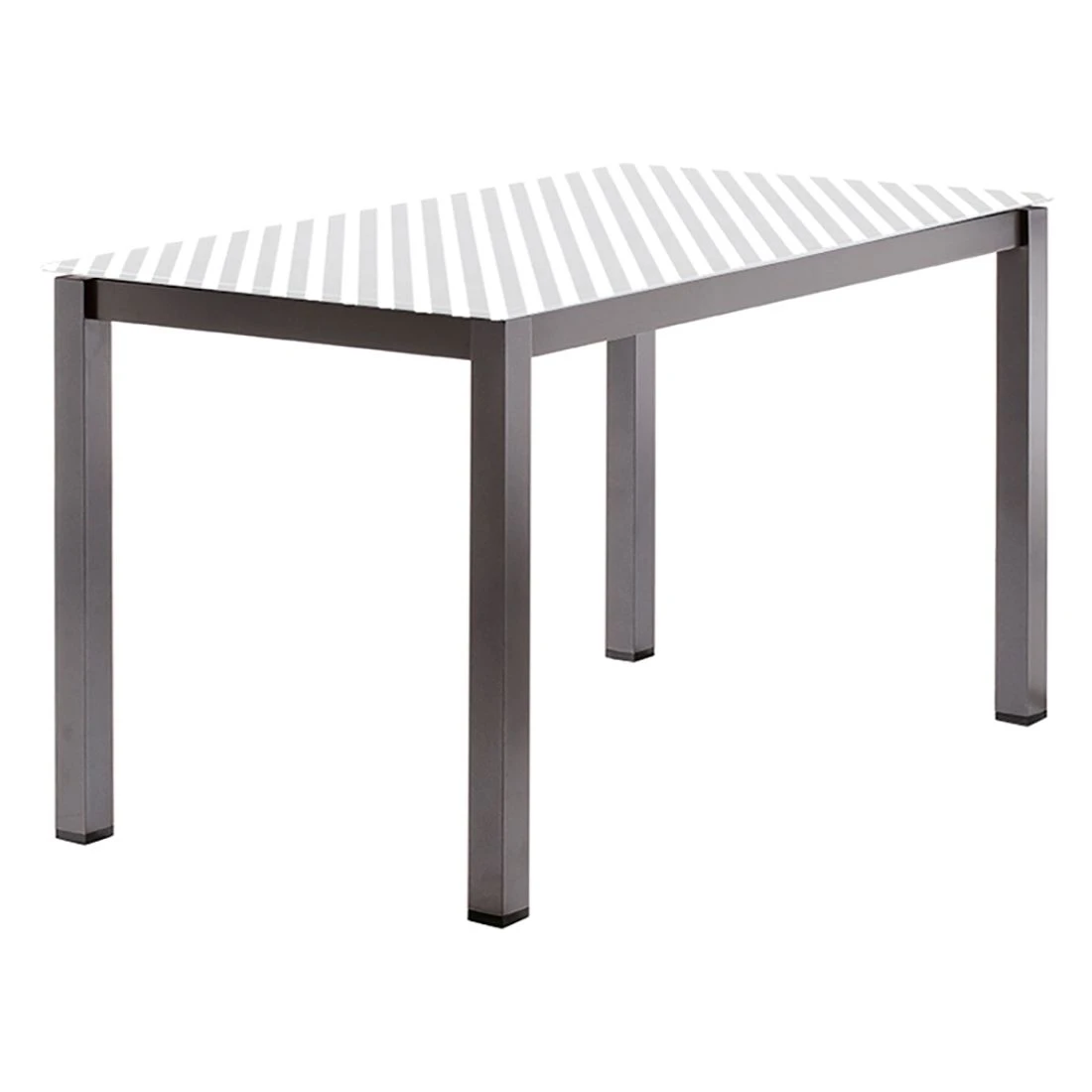 Sieger Gartentisch-Gestell 120x80cm Aluminium Eisengrau 1 Sieger Gartentisch-Gestell 120x80cm Aluminium Eisengrau