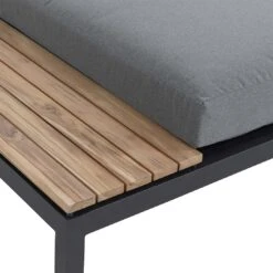 Siena Garden Alvida Doppelliege Aluminium/Polyester Matt Anthrazit/Grau -Gartenmobel Verkauf siena garden alvida loungeset aluminium polyester 1484761 10